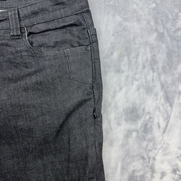Off the Grid Hideout Jeans Mens Sz 40x36 Black Denim Taper Fit Pocket Stretch - Picture 6 of 14
